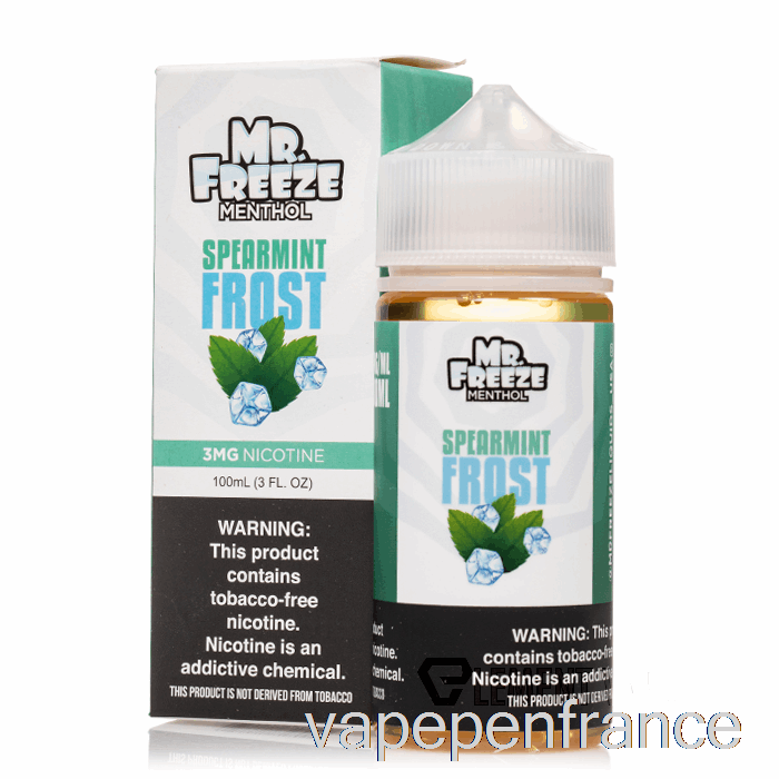 Gel De Menthe Verte - Mr Freeze - Stylo Vape 100 Ml 0 Mg